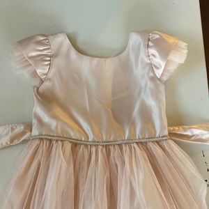 Formal peach dress size 10.